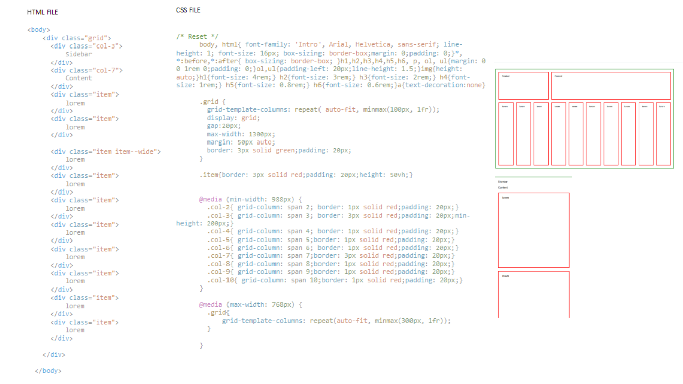 autoresponsiv grid