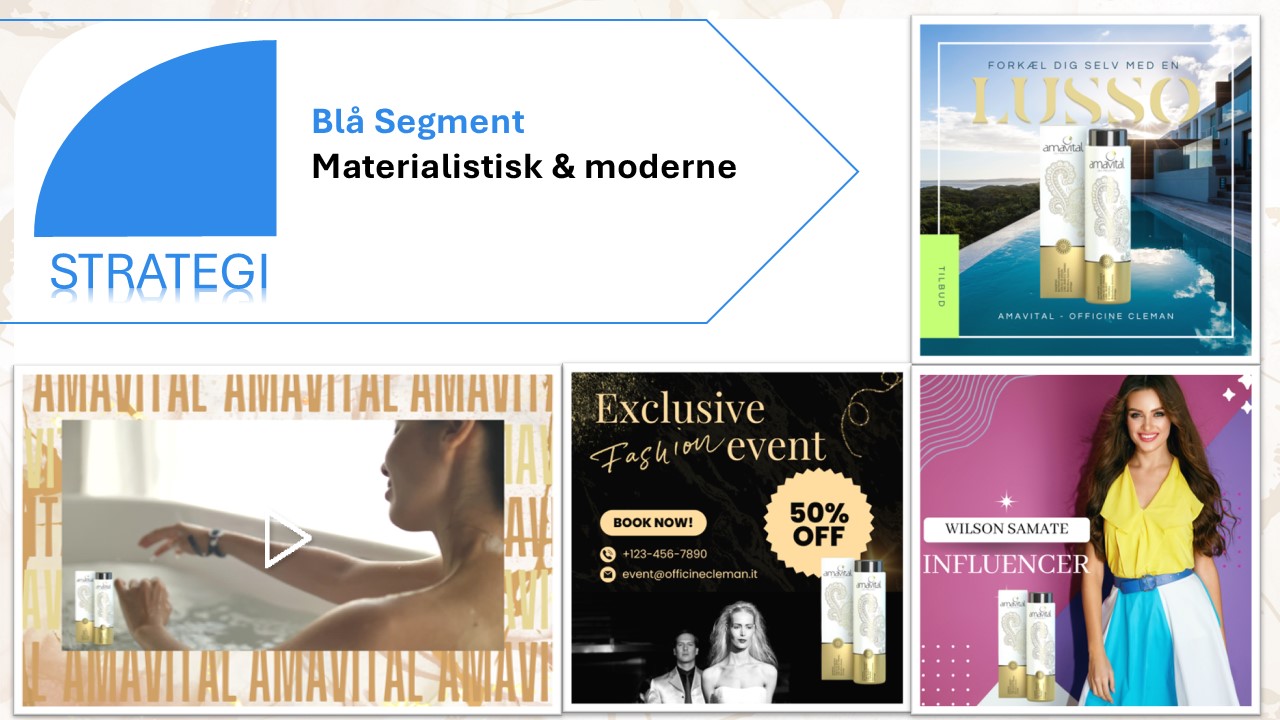 blå segment