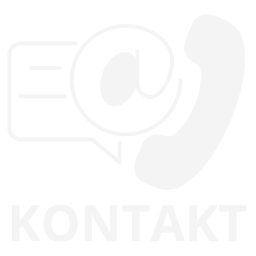 Grøn ikon med telefonrør og snabel-a, symbol for kontakt